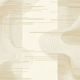 Zen Garden Beige Abstract Patterned Area(Beige)