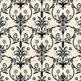 Abstract Damask Scroll Hallway Pathway(Beige)