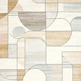 Bermuda Woven Area – Cream Beige Abstract(Beige)