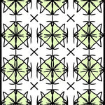 Nordic Trellis Scandinavian Mid Stylish (Green) - ODIKA