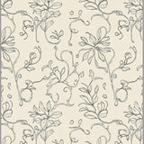 Botanical Vine Scroll Ornamental(Ivory)