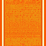 Engaging Round Alphabetical Delight(Orange)