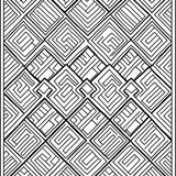 Nordic Interlocking Chevron with Heritage Accents(Black)