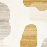 Abstract Beige Harmony Non Slip Artistic Versatile(Beige)