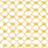 Modern Interlocking Lattice with Minimalist Motifs(Gold)
