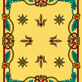 Festive Pine Holiday Entrance Welcome With Ornament Borders(Yellow)