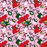 Festive Twinkle Featuring Playful Cat Silhouettes and Holiday Lights(Pink)