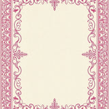 Collection Elegant Vine Scroll Medallion(Pink)