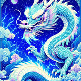 Imaginative Lightning Fantasy Visuals(Blue)