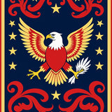 Bold with Banner Motif Floor (Red)