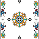 Desert Spirit Horse Medicine Wheel Sacred Animal Totem Design (Red)