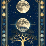 Enchanting Stellar Leaf Arrangement(Blue)