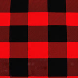 Classic Buffalo Check with Bold Contrast and Crisp Borders(Red)