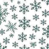 Luxurious Snowflake Symphony Elegant Plush(Green)