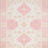 Chic White Pink Beige with Bethlehem Inspired Patterning(Pink)