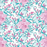 Botanical Garden Trellis with Climbing Rose Vines(Pink)