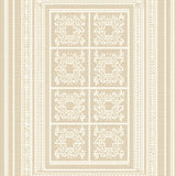 Herringbone Trellis Runner Beige and Ivory(Beige)