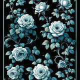 Sophisticated Teal Rose Arrangement(Blue)
