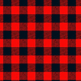 Winter Gingham Check Entry with Rustic Cabin Appeal(Red)