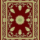 Classic Yuletide Oakleaf with Baroque Vine Embellishments(Red)