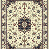 Sophisticated Beige with a Traditional Medallion Motif(Ivory)