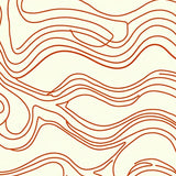 Modern Interlocking Waves with Terra Accents and Lines (Ivory) - ODIKA