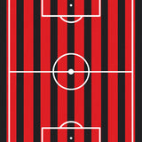Vertical Striped Soccer Field(Red)