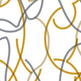 Celestial Pathway Modern Interlocking Arch Motif Urban Luxe Statement (Gold) - ODIKA