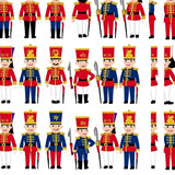 Festive Soldier Guard Motif Decorative Floor Covering(Red)