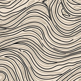 Contemporary Wave with Minimalist Flowing Lines (Beige)