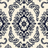 Elegant Damask Swirl Paisley Curvilinear Artisan(Black)