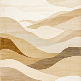Whisper Wind Area Beige Accent Gentle Flowing Design(Beige)