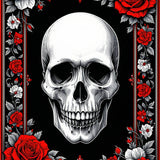 Vibrant Sugar Skull Artistry(Red)