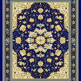 Kids Learning Mat with and Colorful Accents(Blue)