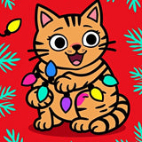 Outrageous Flashing Tabby Accident Merry Entertaining Conversation(Red)