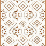 Modern Interlocking with Subtle Motifs (Brown) - ODIKA