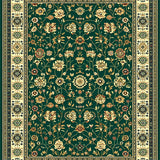 Beige Boho with Floral Motifs(Green)