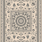Boho Medallion Non Slip Farmhouse (Beige)