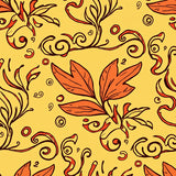 Enchanting Autumn Leaf Swirl(Yellow)