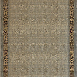 Elegant Beige Area with Spotted Animal Print Design(Beige)