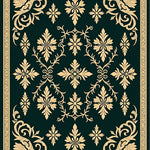 Classical Damask Repeating Flourish with Elegant Scrollwork (Gold) - ODIKA