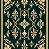 Classical Damask Repeating Flourish with Elegant Scrollwork (Gold) - ODIKA