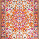 Striking Eclectic Floral(Orange)