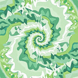 Celestial Spiral Design Featuring Ethereal Clouds and Whispering Vortexes (Green)