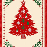 Enchanted Winter Fir Celebration Floor(Red)