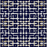 Contemporary Geometric Area Rug Modern Style for Versatile Placement(Blue)