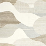 Harmony Haven Beige Abstract Area with Sophisticated Design(Beige)