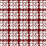 Festive Tartan Check with Snowflake Accents(Red)