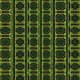 Hexagonal Hive Network Accent with Modern Angular Motifs(Green)