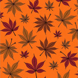 Autumn Harvest Maple Celebration Decorative Floor Accent(Orange)